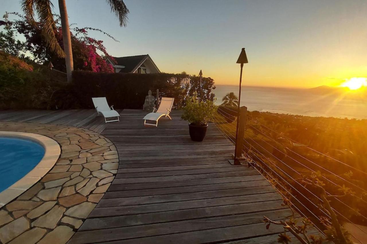 Villa Bounty Amazing Ocean View Punaauia  Luaran gambar